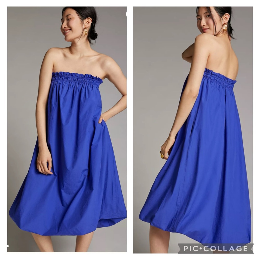 Maeve by Anthropologie Bettina Midi Bubble Dress Size Small